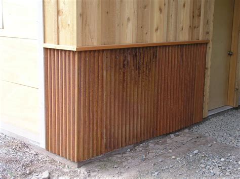 wainscoting metal panels exterior